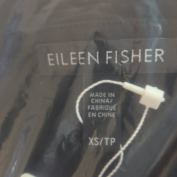 Eileen Fisher Tunic XS Stretch Silk Asymmetrical NWT $258 - Picture 8 of 8